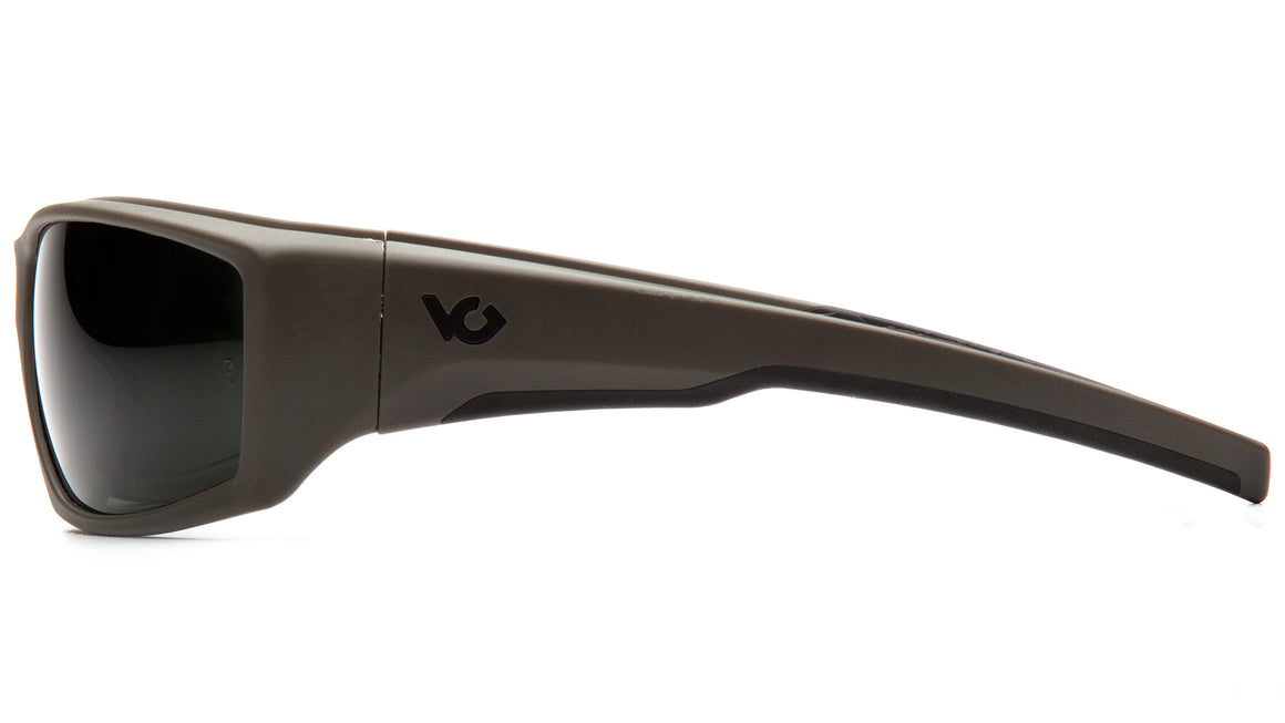 Pyramex Overwatch Shooting Glasses Forest Gray Anti-Fog Lens with OD Green Frame ( VGSG722T )