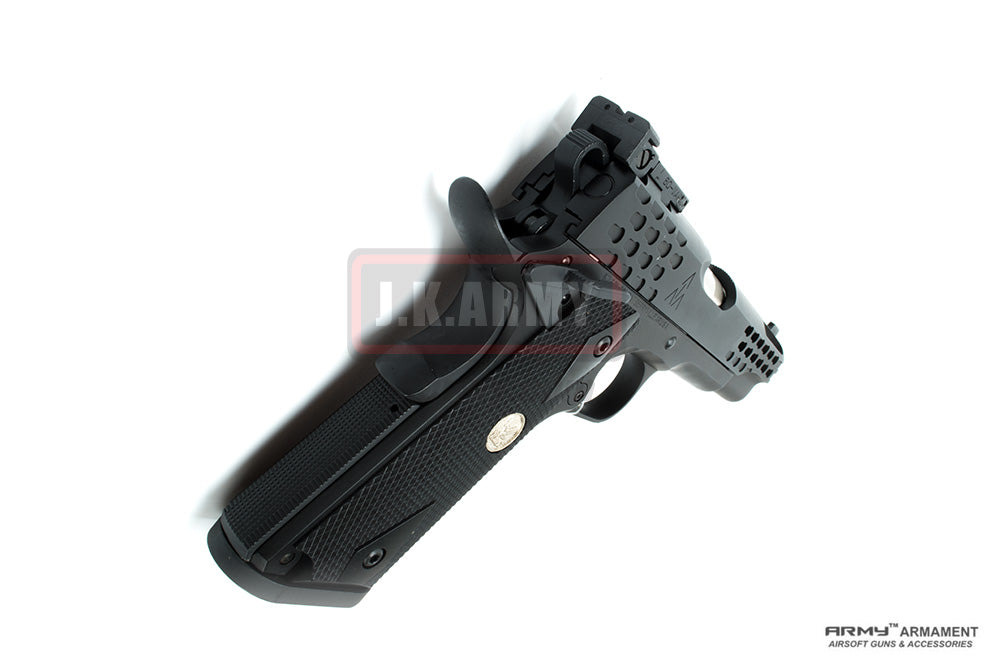 ARMY MEU Style Mini Keymod Texture M1911A1 GBB Airsoft Pistol ( BK )