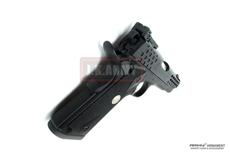 ARMY MEU Style Mini Keymod Texture M1911A1 GBB Airsoft Pistol ( BK )