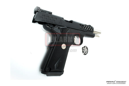 ARMY MEU Style Mini Keymod Texture M1911A1 GBB Airsoft Pistol ( BK )