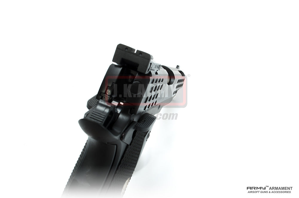 ARMY MEU Style Mini Keymod Texture M1911A1 GBB Airsoft Pistol ( BK )