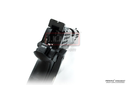 ARMY MEU Style Mini Keymod Texture M1911A1 GBB Airsoft Pistol ( BK )