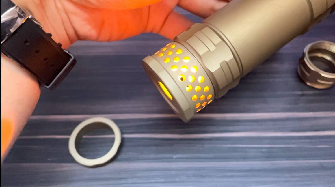 Revanchist JK Style 14mm CCW Dummy Barrel Extension ( Type B - Black / FDE )-FDE