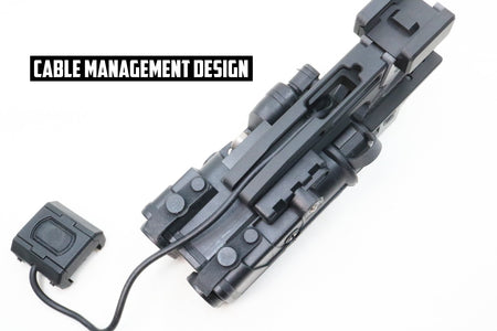 Revanchist 2.26” Modular Optics Mount & Laser Devices Riser for T2 / Amphibious Red-Dot Sight ( High Grade Carbon Fiber )-#3 For T2 & Amphibious Red-Dot Sight Mount