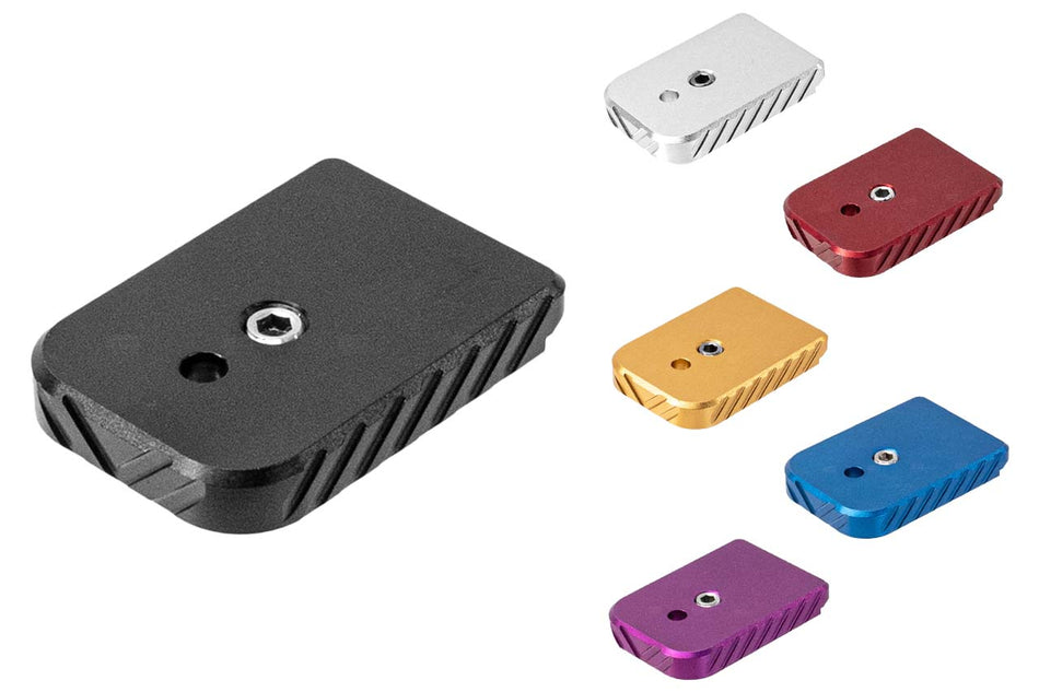 Revanchist Aluminum Magazine Base Type B For Marui TM Hi-Capa GBBP Series -Purple