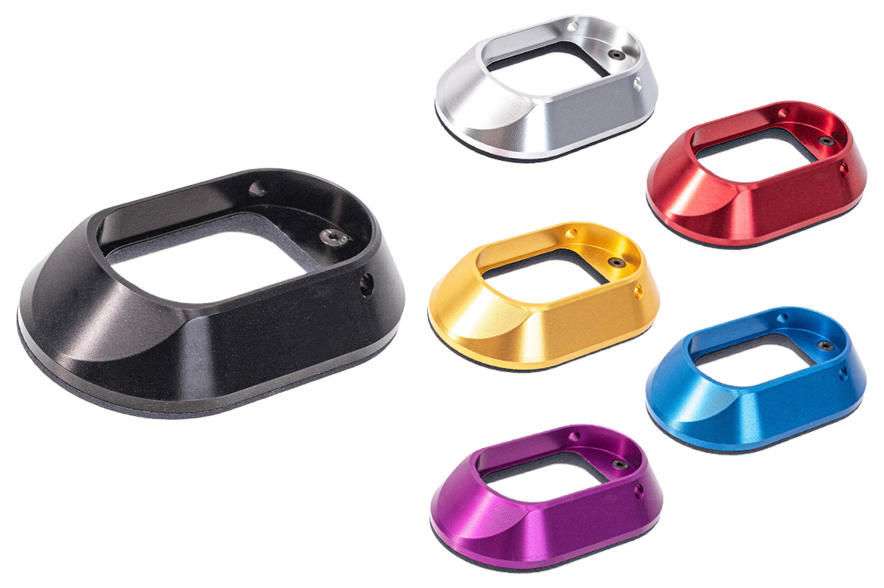 Revanchist Aluminum XL Magwell For Marui TM Hi-Capa GBBP Series ( For Aluminum Grip Only )-Purple