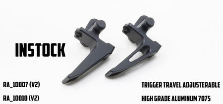 Revanchist Airsoft Flat Trigger Type B V2 For SIG AIR / VFC P320 M17 M18 GBBP ( Black )