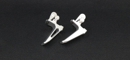 Revanchist Airsoft Flat Trigger Type B V2 For SIG AIR / VFC P320 M17 M18 GBBP ( Silver )