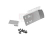 Revanchist Airsoft Optics Mount With Adjustable Thumb Rest For HICAPA Airsoft Series GBB Pistols ( Silver ) ( Version 2 )