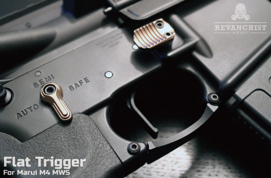 Revanchist Flat Trigger Type B For Marui M4 MWS