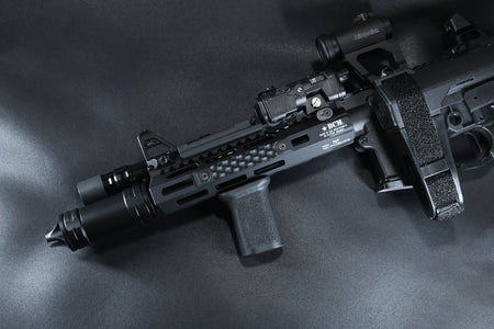 Revanchist JK Style 14mm CCW Dummy Barrel Extension ( Type A - Black / Tan )-Tan