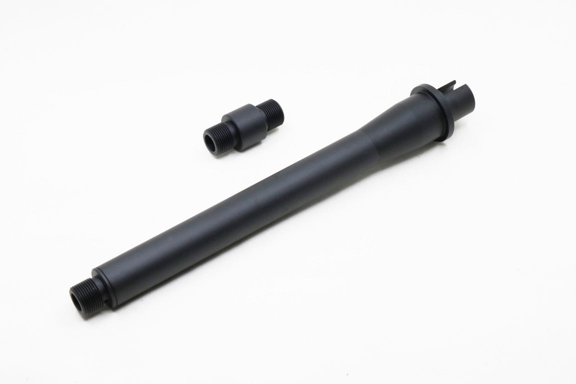 Revanchist Aluminum Outer Barrel For Marui TM M4 MWS MTR GBBR ( 6.5 / 7.5 / 8.5 / 9.5 / 10.3 / 11.5 inch ) ( Black / Bronze )-Silver-6.5 inch