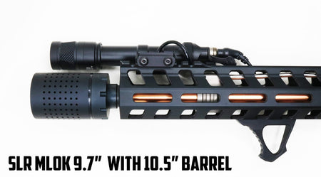 Revanchist Aluminum Outer Barrel For Marui TM M4 MWS MTR GBBR ( 6.5 / 7.5 / 8.5 / 9.5 / 10.3 / 11.5 inch ) ( Black / Bronze )-Silver-6.5 inch