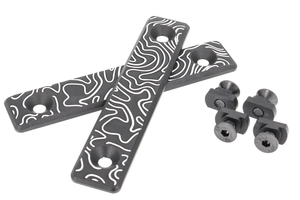 Revanchist Contour Pattern Aluminum M-LOK Cover ( Black )