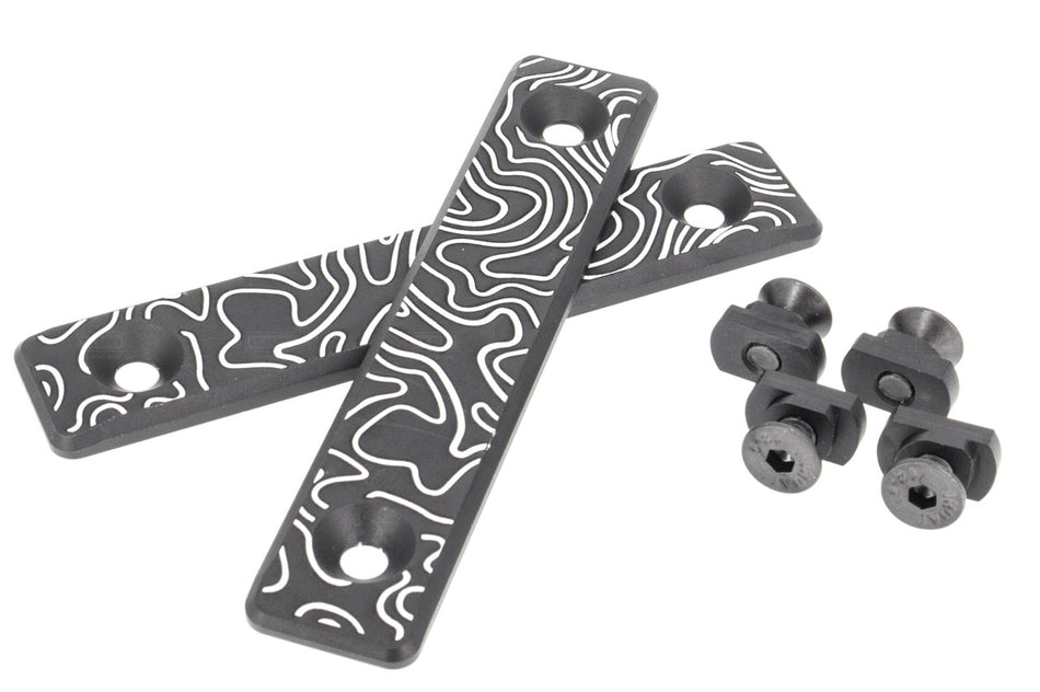 Revanchist Contour Pattern Aluminum M-LOK Cover ( Black )