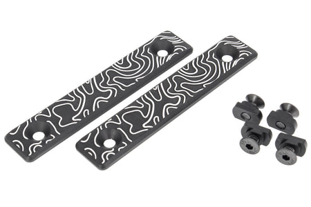 Revanchist Contour Pattern Aluminum M-LOK Cover ( Black )