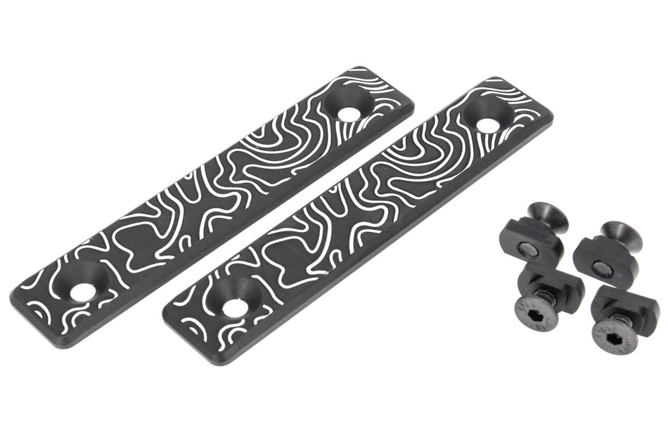 Revanchist Contour Pattern Aluminum M-LOK Cover ( Black )