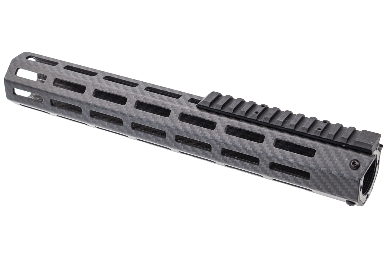 Revanchist Carbon Fiber Handguard Rail For Marui TM MWS GBBR Series ( 5.5" / 9.5" / 12.5" )-12.5 inch