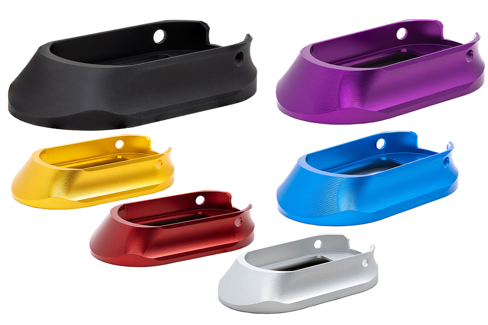 Revanchist CNC Magwell Standard For Hi-Capa GBB Pistols Airsoft Series ( Aluminum )-Purple