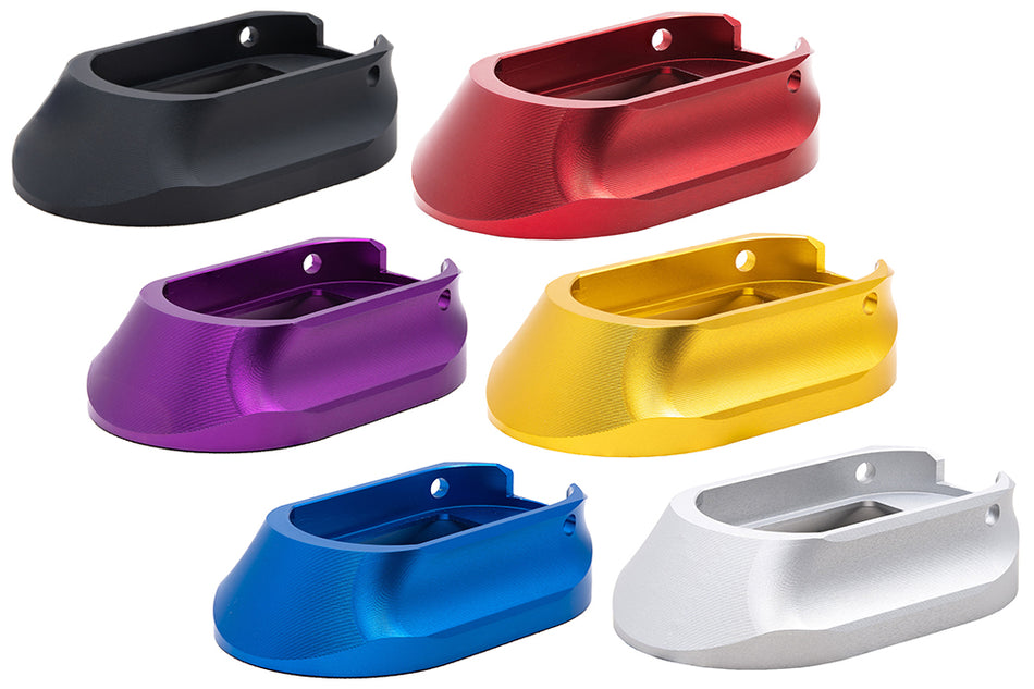 Revanchist CNC Magwell XL For Hi-Capa GBB Pistols Airsoft Series ( Aluminum )-Purple