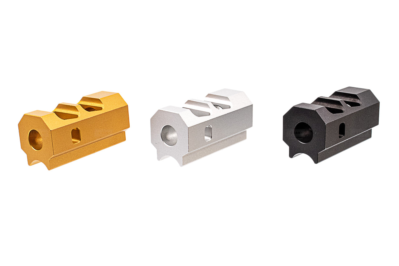 Revanchist 14mm CCW INF Style Compensator For Hi-Capa GBBP Series-Gold