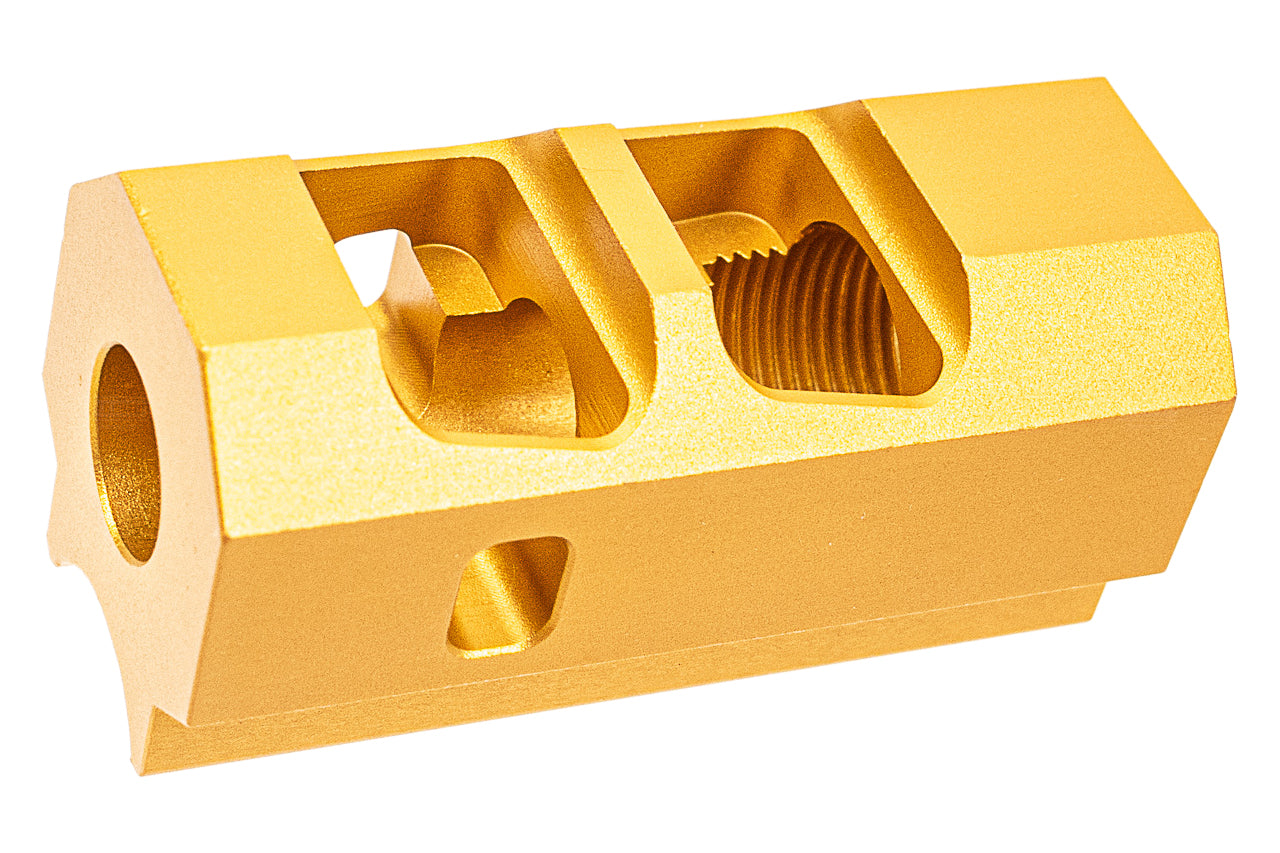 Revanchist 14mm CCW INF Style Compensator For Hi-Capa GBBP Series-Gold