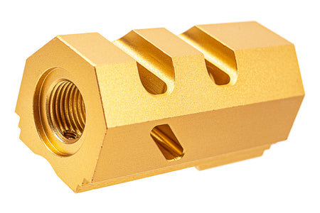 Revanchist 14mm CCW Dr.Black Style Compensator For Hi-Capa GBBP Series-Gold