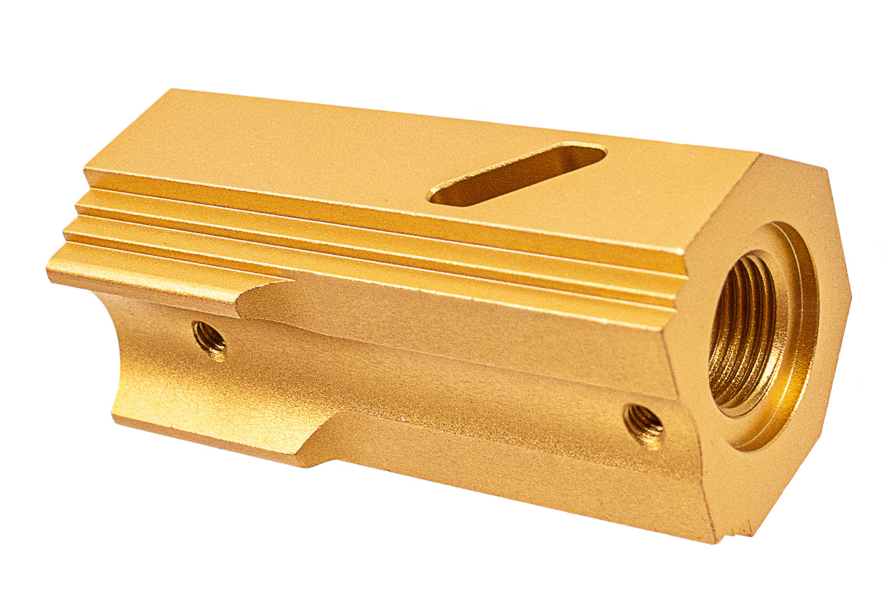 Revanchist 14mm CCW Dr.Black Style Compensator For Hi-Capa GBBP Series-Gold