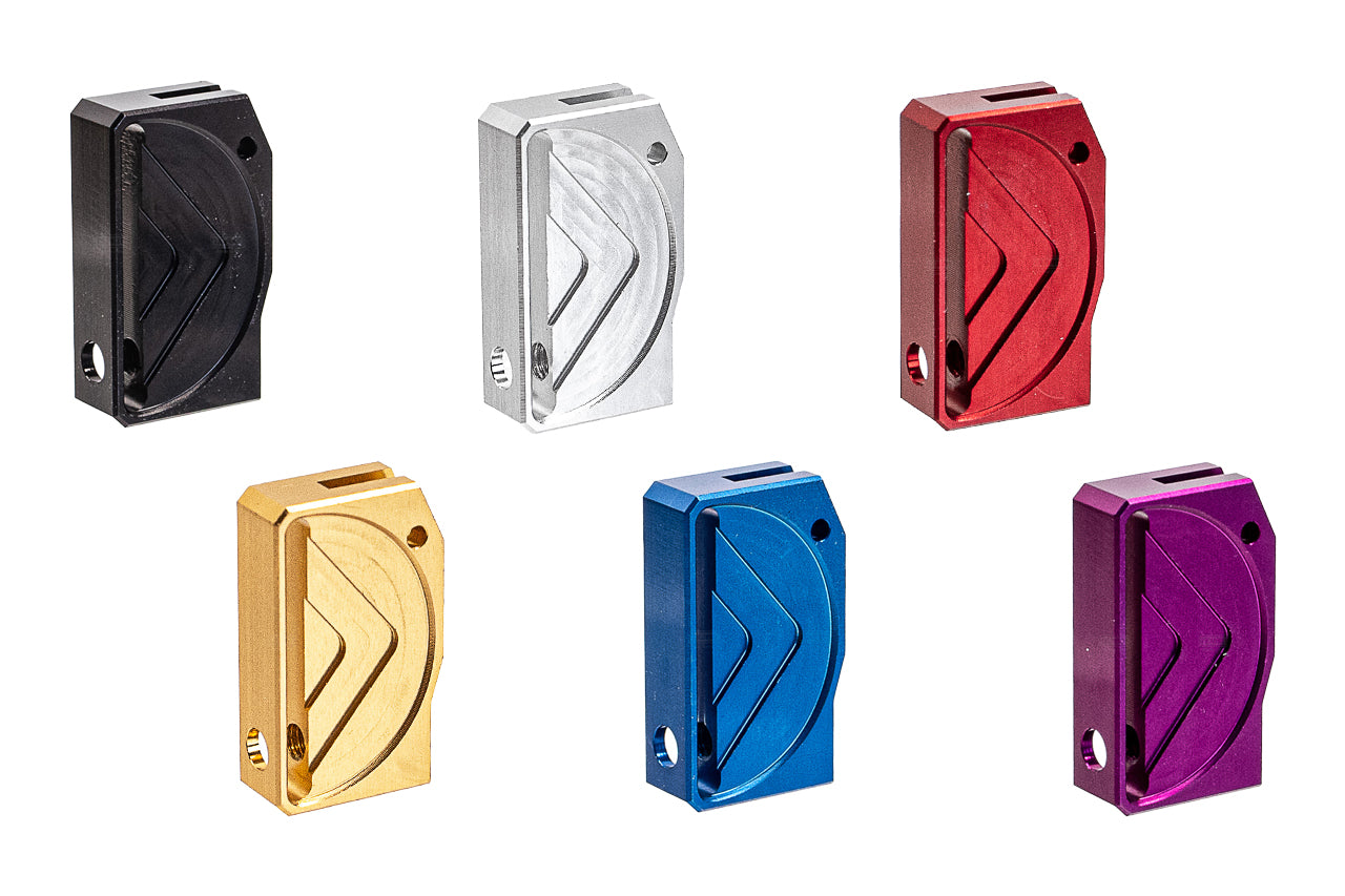 Revanchist Type C Aluminum Adjustable Flat Trigger For Marui TM Hi-Capa GBBP Series-Purple