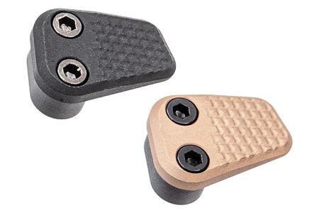 Revanchist CNC Aluminum Magazine Release Type A For VFC M4 GBBR Series -Tan