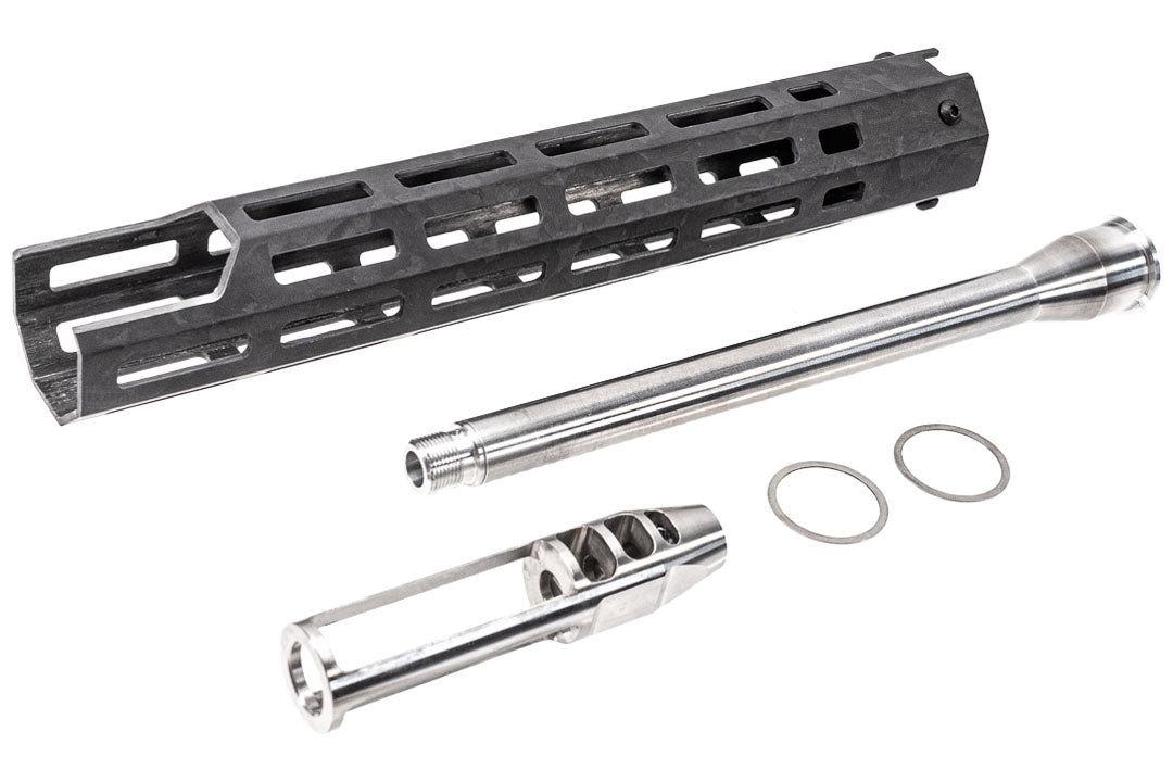 Revanchist 10.5" Forged Pattern Carbon Fiber M-LOK Handguard Rail Conversion Kit For Marksman IX PCC AR9 GBB