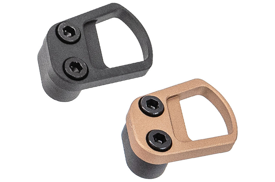 Revanchist CNC Aluminum Magazine Release Type D For VFC M4 GBBR Series -Tan