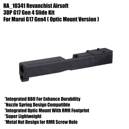 Revanchist G17 Gen4 Slide Kit For TM Marui G Model 17 Gen4 GBBP Series ( Optic Mount Version ) ( 3DP )