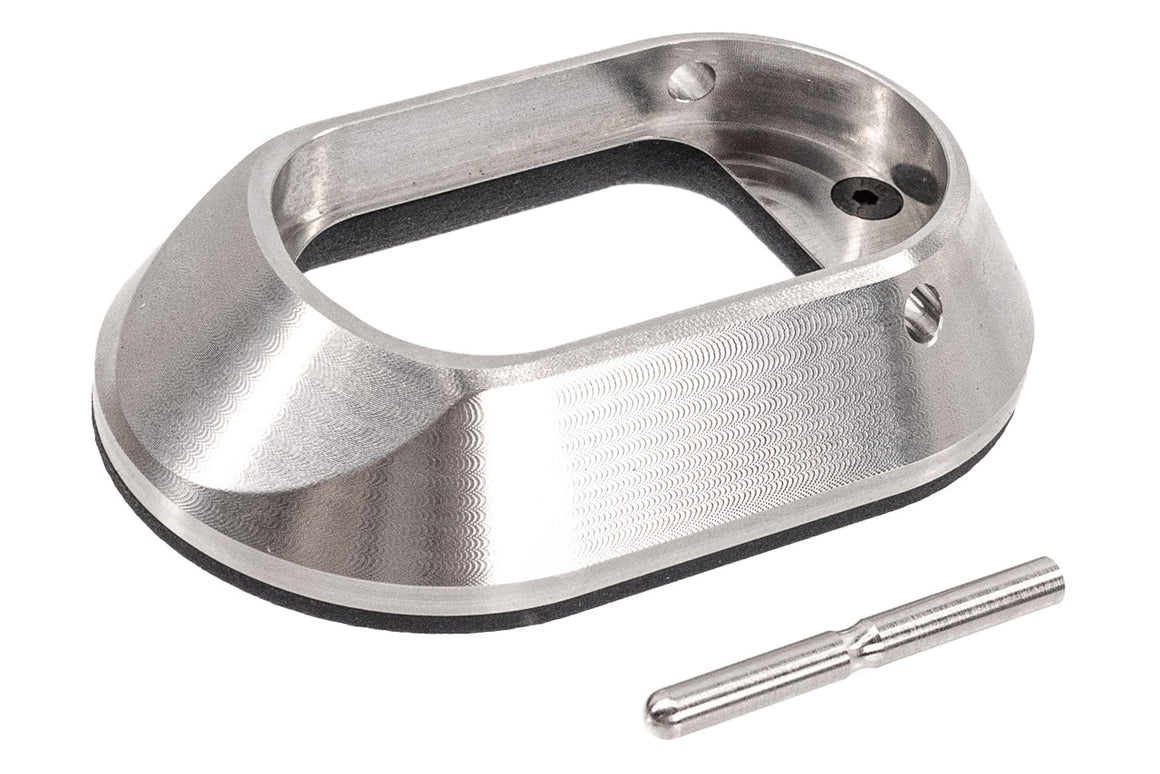 Revanchist Stainless Steel XL Magwell For Marui TM Hi-Capa GBBP ( For Aluminum Grip Only )