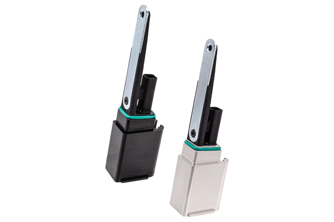 Revanchist Aluminum Magazine Extension For Marui TM / Guarder Hi-Capa Gas Magazine -Silver