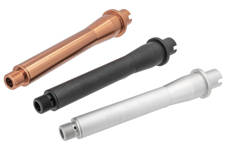 Revanchist Aluminum Outer Barrel For Marui TM M4 MWS MTR GBBR ( 6.5 / 7.5 / 8.5 / 9.5 / 10.3 / 11.5 inch ) ( Black / Bronze )-Silver-6.5 inch