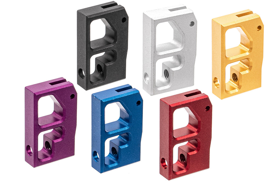 Revanchist Aluminum Long Flat Type B Adjustable Trigger for Hi-Capa GBB Pistols Airsoft Series ( Black / Silver / Red / Gold / Blue / Purple )-Gold