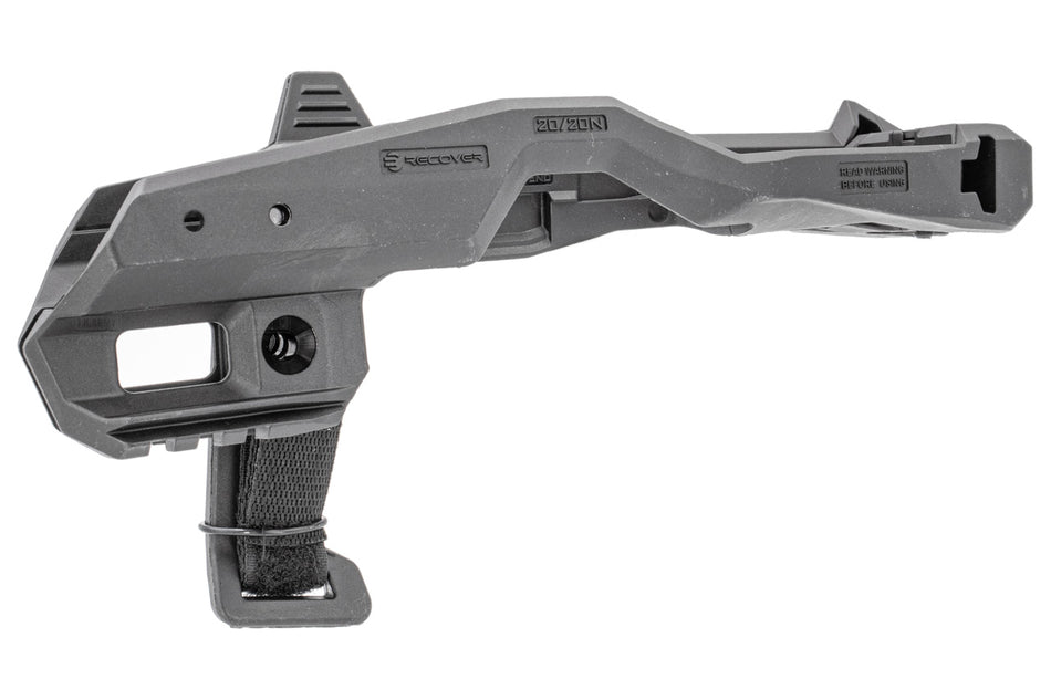 Recover Tactical 20/20NB Stabilizer Kit Brace Black for Glock 17 / 19 / 45 / 19X ( Fit for UMAREX / Cybergun / VFC Glock GBB Pistol Airsoft )