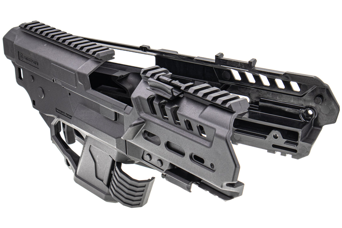 Recover Tactical P-IX+ Modular AR Platform for Pistols – For Umarex / VFC Glock 17 & 19 Airsoft Ver. ( Without Stock ) ( Black )