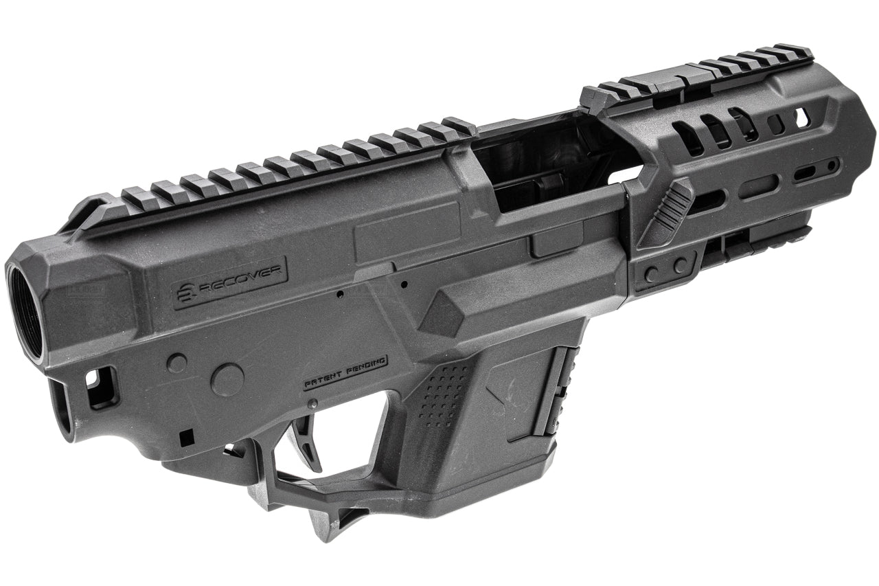 Recover Tactical P-IX+ Modular AR Platform for Pistols – For Umarex / VFC Glock 17 & 19 Airsoft Ver. ( Without Stock ) ( Black )