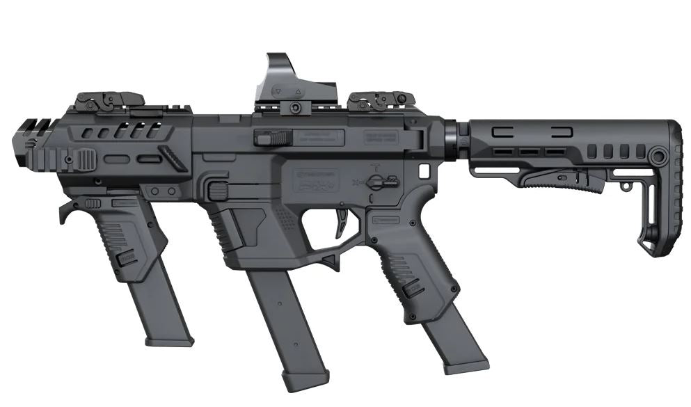 Recover Tactical P-IX+ Modular AR Platform for Pistols – For Umarex / VFC Glock 17 & 19 Airsoft Ver. ( Without Stock ) ( Black )