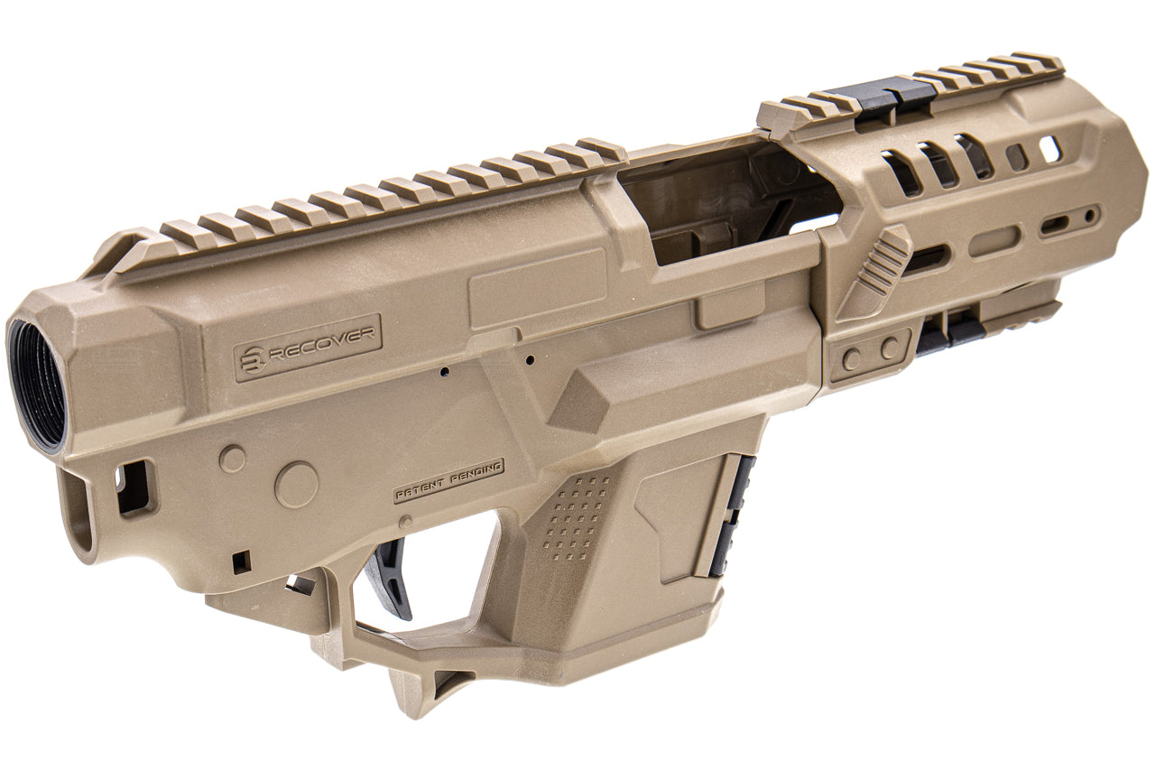 Recover Tactical P-IX+ Modular AR Platform for Pistols – For Umarex / VFC Glock 17 & 19 Airsoft Ver. ( Without Stock ) ( Tan )