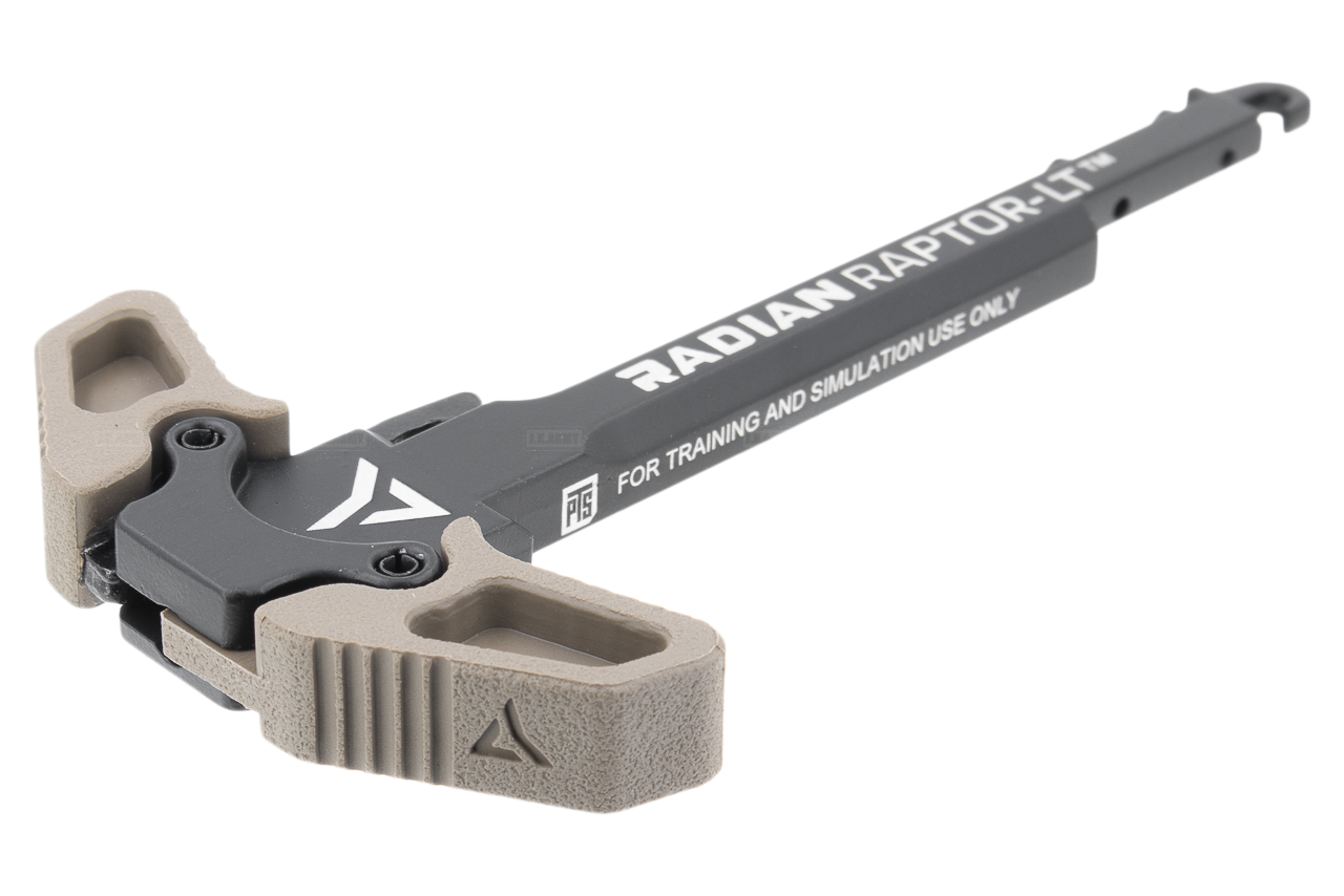 PTS Radian Raptor-LT Ambidextrous Charging Handle For AEG / ERG-Red
