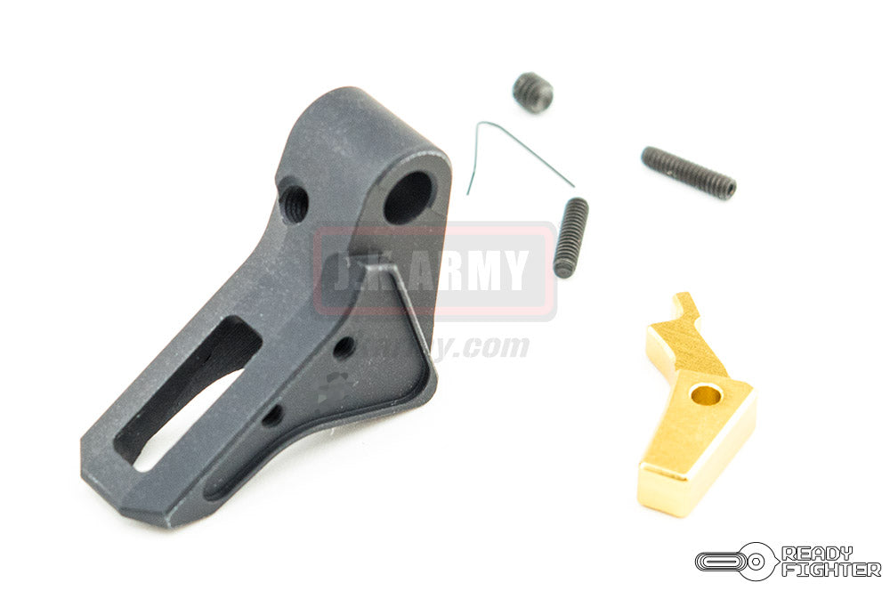 Ready Fighter FI Style CNC Aluminum Trigger G Series GBB Pistol ( Black ) ( TM / KJ / WE / VFC G Model )