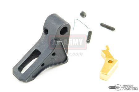 Ready Fighter FI Style CNC Aluminum Trigger G Series GBB Pistol ( Black ) ( TM / KJ / WE / VFC G Model )