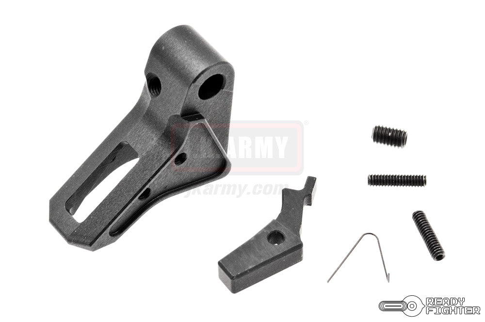 Ready Fighter FI Style CNC Aluminum Trigger G Series GBB Pistol ( TI Grey ) ( TM / KJ / WE / VFC G Model )