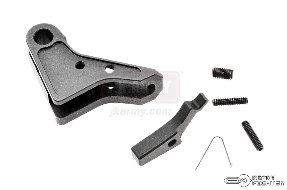 Ready Fighter FI Style CNC Aluminum Trigger G Series GBB Pistol ( TI Grey ) ( TM / KJ / WE / VFC G Model )
