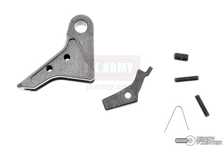 Ready Fighter FI Style CNC Aluminum Trigger G Series GBB Pistol ( TI Grey ) ( TM / KJ / WE / VFC G Model )