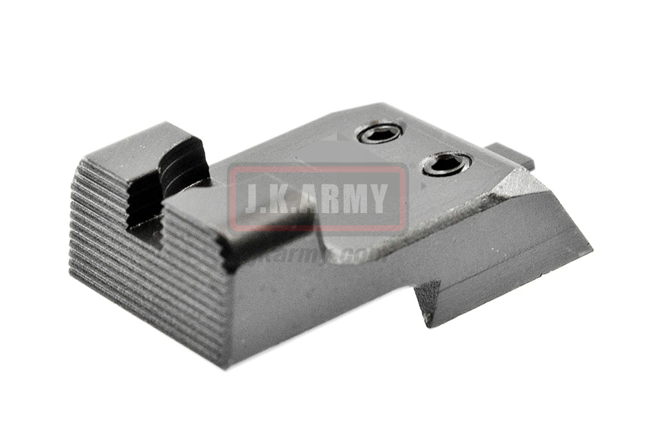 Ready Fighter HEI Style Ledge Black Front and Rear Sight Combo Novak Cut for Marui MEU / 1911