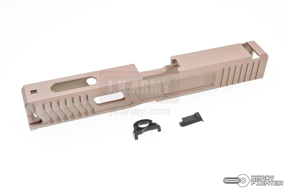 Ready Fighter LK TAC Style Slide for Marui 17 ( Light Bronze ) ( Model 17 )